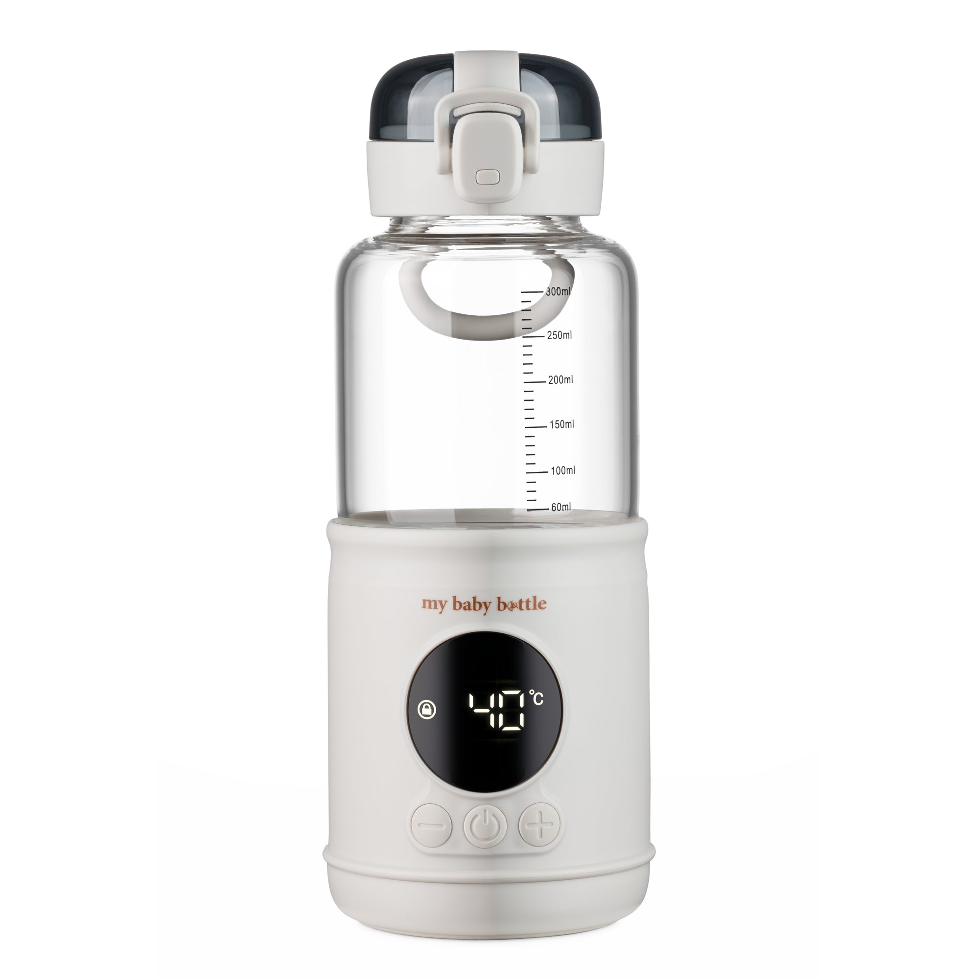 MyBabyBottle Pro - Přenosný ohřívač vody a mléka pro děti - Bílý