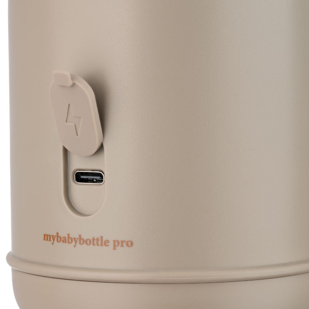 MyBabyBottle Pro - Přenosný ohřívač vody a mléka pro děti - Béžový

